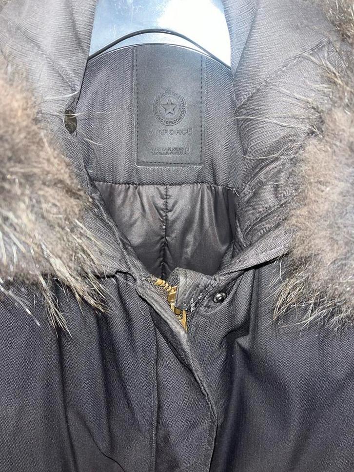 Airforce winterjas - Maat S, Kleding | Dames, Jassen | Winter, Zo goed als nieuw, Zwart, Ophalen of Verzenden