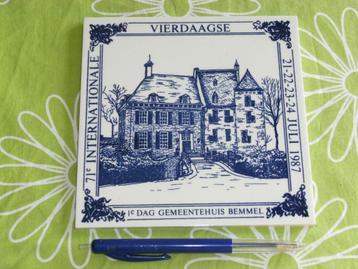 Tegel 71e Internationale Vierdaagse Nijmegen 1987 (5) beschikbaar voor biedingen