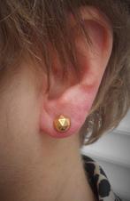 Antieke 18 karaat gouden oorknoppen nr.637