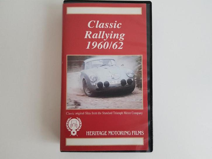 RALLY - Classic Rallying 1960/62 - VHS - Heritage Mot. Films, Verzamelen, Automerken, Motoren en Formule 1, Zo goed als nieuw