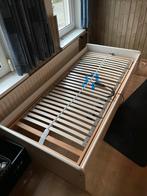 Elektrisch verstelbaar 1-persoons bed, Huis en Inrichting, Slaapkamer | Bedden, Ophalen, 90 cm, Eenpersoons, Wit