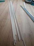 Kunstof geleidings profiel, 10 stuks van 2 meter, Ophalen, Nieuw, Kunststof