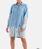 Shoeby by Fred lace up denim jurk xxl boho Ibiza dress, Blauw, Maat 46/48 (XL) of groter, Ophalen of Verzenden, Zo goed als nieuw