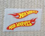 2x HOT WHEELS logo Retro vinyl Sticker Decal, Verzamelen, Stickers, Ophalen of Verzenden, Nieuw, Bedrijf of Vereniging