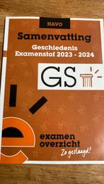 Examenbundel / Samenvatting Havo Geschiedenis 2023-2024, Ophalen of Verzenden, Zo goed als nieuw, HAVO, Geschiedenis