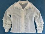 Vintage dunne elegante blouse maat 42, Ophalen of Verzenden, Dames