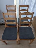2 x Jokkmokk eetkamerstoelen, Huis en Inrichting, Ophalen, Gebruikt, Twee, Bruin