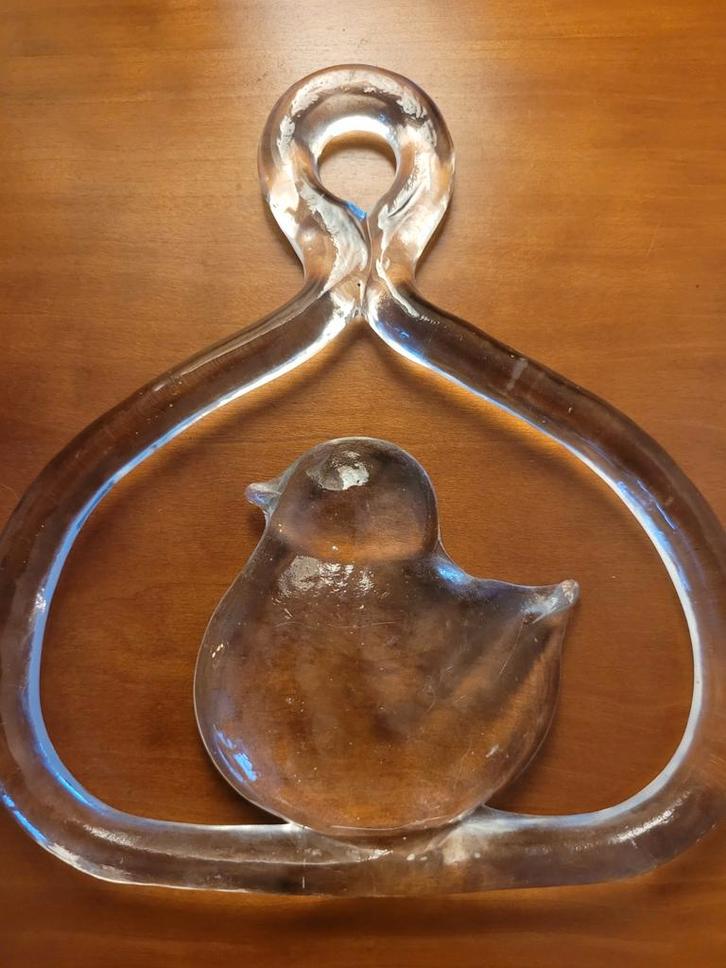 Glazen Vogel Decoratie raamhanger Bertil Vallien Kosta Boda, Huis en Inrichting, Woonaccessoires | Overige, Zo goed als nieuw