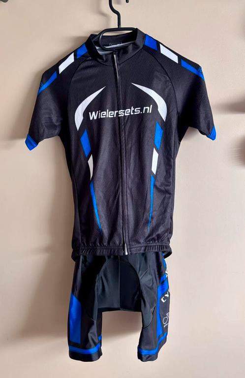 Jersey en bibshort set XS nieuw, Fietsen en Brommers, Fietsaccessoires | Fietskleding, Zo goed als nieuw, Bovenkleding, XS, Ophalen of Verzenden