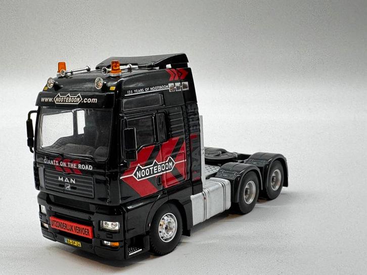 WSI MAN TGA 6x4 NOOTEBOOM, Hobby en Vrije tijd, Modelauto's | 1:50, Zo goed als nieuw, Bus of Vrachtwagen, Wsi, Ophalen of Verzenden
