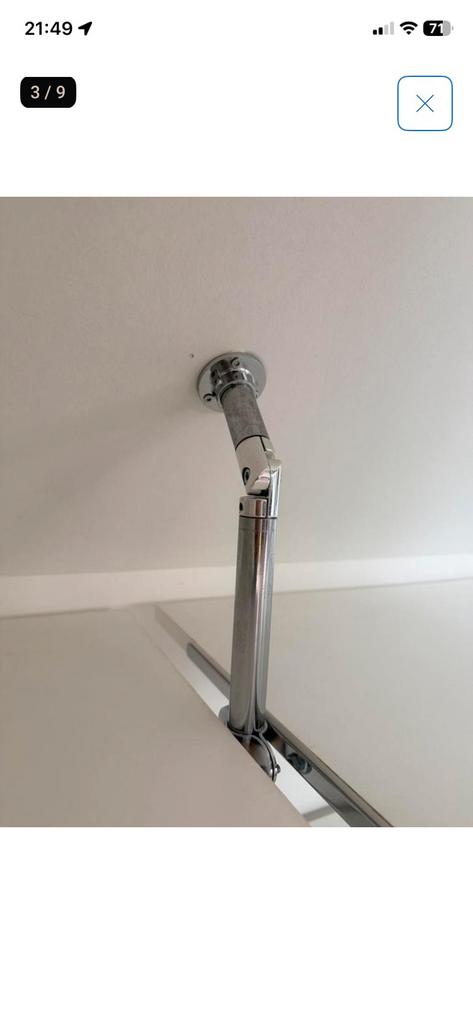 Schuine wandkasten zo snel mogelijk ophalen mooi systeem, Ophalen of Verzenden, Zo goed als nieuw