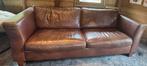 Lederland bank, Huis en Inrichting, Banken | Bankstellen, Gebruikt, Minder dan 75 cm, Vintage, Driepersoons