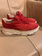 Mace Mooie rode leren sneakers maat 39, Ophalen of Verzenden, Zo goed als nieuw, Rood, Sneakers of Gympen