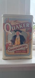 Vintage Quaker Trommel - Granenontbijt, Verzamelen, Blikken, Ophalen of Verzenden, Gebruikt, Overige
