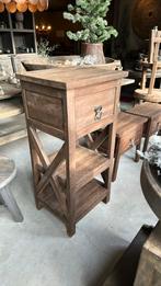 Teakhouten halkastje keukenkastje, Ophalen