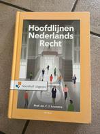 Hoofdlijnen Nederlands recht - 14e druk, Boeken, Ophalen of Verzenden, Alpha, Zo goed als nieuw, WO