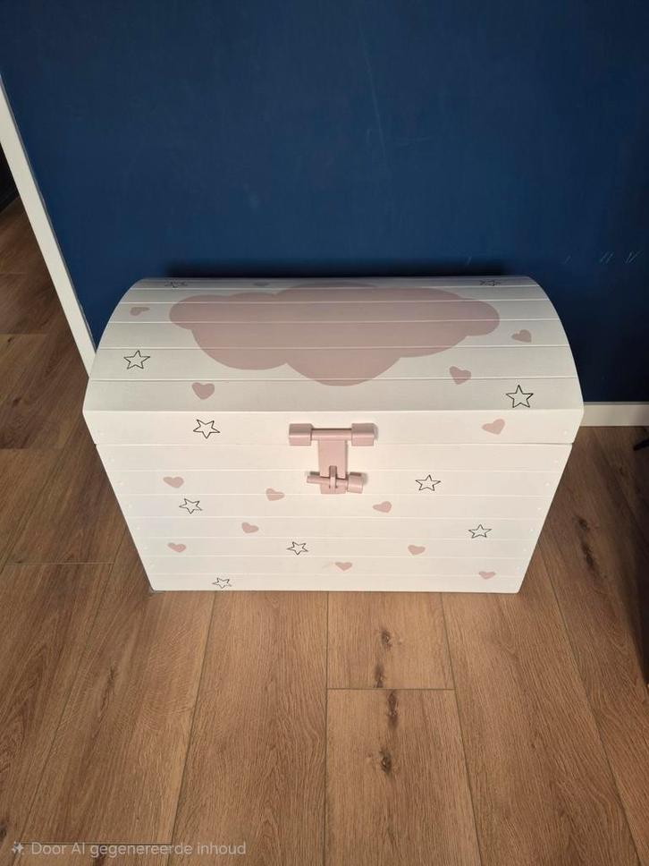 Speelgoedkist hout, Kinderen en Baby's, Kinderkamer | Overige Meubels, Zo goed als nieuw, Overige typen, Ophalen