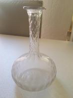 Vintage bloemen vaas, vaasje., Gebruikt, Overige kleuren, Ophalen of Verzenden, Glas