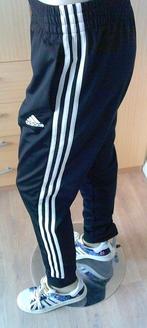 ADIDAS zwarte sportbroek met witte strepen M, Maat 38/40 (M), Zwart, Lang, Gedragen
