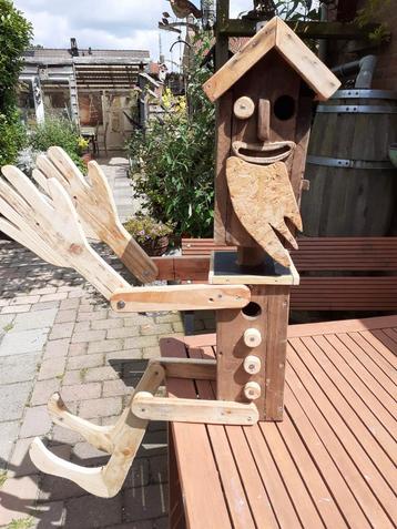 Nestkast Mannetje met Baard - Tuindecoratie beschikbaar voor biedingen