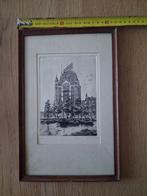 Ets van de Rotterdamse Witte Huis, Antiek en Kunst, Kunst | Etsen en Gravures, Ophalen of Verzenden