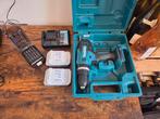 Makita klopboor/schroefmachine + 2 accu's HP488DWAE 18V, Ophalen of Verzenden, Zo goed als nieuw, Boor- en Schroefmachine
