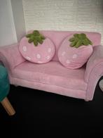 Roze Bank met Aardbei Kussens, Kinderen en Baby's, Ophalen of Verzenden, Zo goed als nieuw