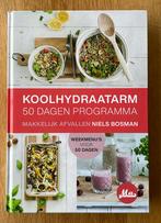 Koolhydraatarm 50 dagen programma-Niels Bosman, Boeken, Niels Bosman, Gezond koken, Ophalen of Verzenden, Zo goed als nieuw