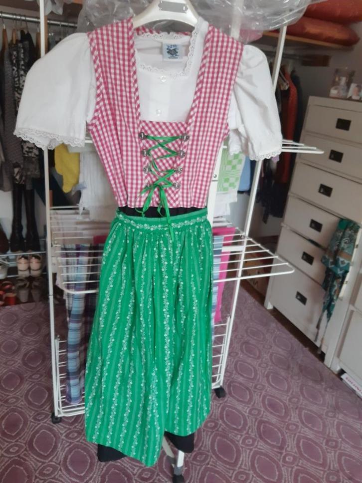 Originele meisjes dirndl maat 152 / 164 / XS, Kinderen en Baby's, Carnavalskleding en Verkleedspullen, Zo goed als nieuw, Meisje