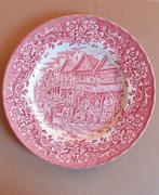 Royal Tudor Ware rood/W.N. Mellor doorsnee 23cm, Ophalen of Verzenden, Zo goed als nieuw