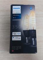Philips Hue white ambiance 350 filamentkaars e14 2 pack, Led-lamp, Hue, Minder dan 30 watt, Soft of Flame