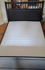 Bed zonder matras 200 x 140 cm, Bruin, 140 cm, Zo goed als nieuw, Hout