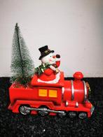 Mooie grote trein met sneeuwpop, Diversen, Kerst, Ophalen of Verzenden, Zo goed als nieuw