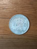 Nederland 1 gulden 1943 zilver, Ophalen of Verzenden, Koningin Wilhelmina, 1 gulden, Zilver