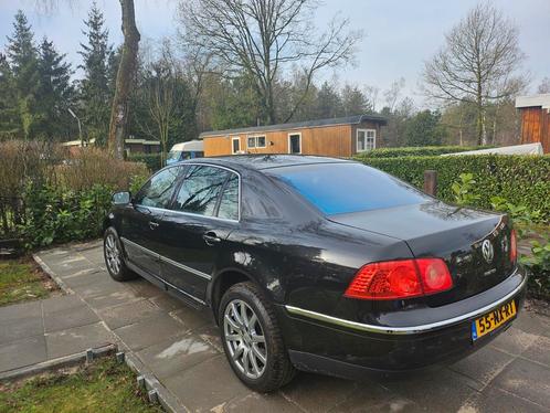 Volkswagen Phaeton 3.2 177KW AUT 2004 Zwart, Auto's, Volkswagen, Particulier, Phaeton, LPG, E, Sedan, Automaat, Origineel Nederlands