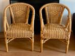 Rotan kinderstoeltjes stoelen Vintage / Boho stijl, Ophalen, Twee, Bruin, Boho Vintage