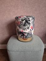 Poef / krukje met jungle print, Huis en Inrichting, Woonaccessoires | Overige, Ophalen of Verzenden