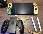 Nintendo Switch Oled Zelda Edition, Met 2 controllers, Zo goed als nieuw, Met harde schijf, Switch OLED