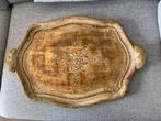 Venetiaans dienblad, Ophalen of Verzenden, Gebruikt, Ovaal, Hout