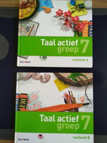 Taal actief taalboek groep 7(7A, 7B) twee boeken voor €10,00 beschikbaar voor biedingen