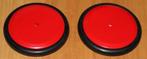 NIEUW houten-wielen-met-rubber-rand-12,5-cm rood, Hobby en Vrije tijd, Nieuw, Ophalen of Verzenden, Materiaal