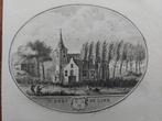 55 / De Lind Zwijndrechtse Waard - Gravure uit 1793 Oleffen, Antiek en Kunst, Kunst | Etsen en Gravures, Ophalen of Verzenden