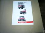 Daihatsu Rocky 1991 10 pag. + Prijslijst, Verzenden, Zo goed als nieuw, Overige merken