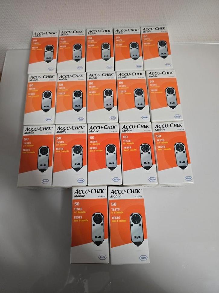 Testcasette teststrips Accu Chek mobile, Diversen, Verpleegmiddelen, Nieuw, Ophalen of Verzenden