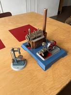 Wilesco stoommachine D10 met boor, Antiek en Kunst, Antiek | Speelgoed, Ophalen of Verzenden