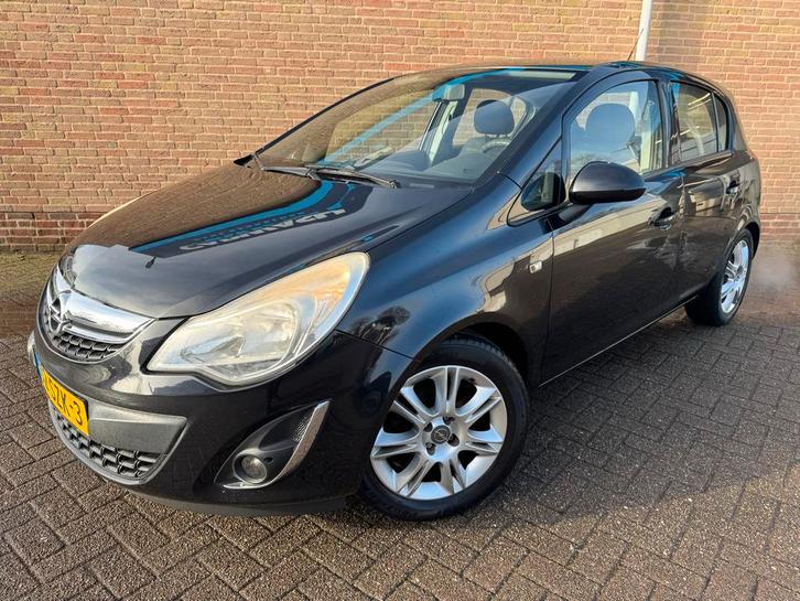 Opel Corsa 1.2 16V 5D 2011 Zwart, Auto's, Opel, Particulier, Corsa, ABS, Airbags, Airconditioning, Boordcomputer, Centrale vergrendeling