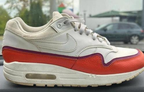 Nike Air Max 1 Premium Liner "Red", Kleding | Dames, Schoenen, Zo goed als nieuw, Sneakers of Gympen, Rood, Ophalen of Verzenden