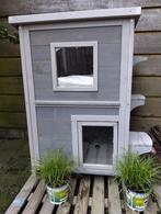 Kattenhuis voor buitenkat, Dieren en Toebehoren, Kattenmanden, Ophalen, Zo goed als nieuw, Overige
