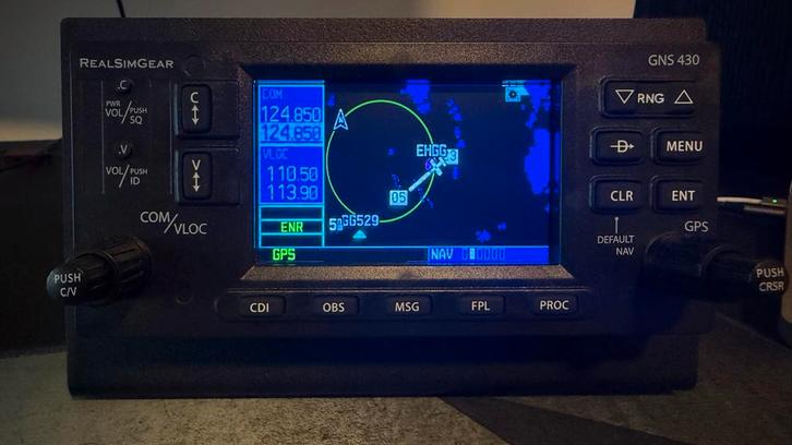 RealSimGear GNS 430 + Officiële Mount - Zo Goed Als Nieuw!, Computers en Software, Overige Computers en Software, Zo goed als nieuw