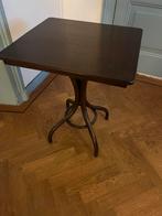 Bijzettafel Thonet met gravure, Ophalen, Minder dan 55 cm, Rond, Zo goed als nieuw